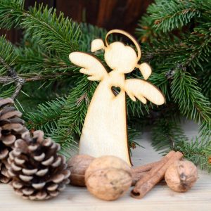 Anioł stojący - świąteczne dekoracje i ozdoby